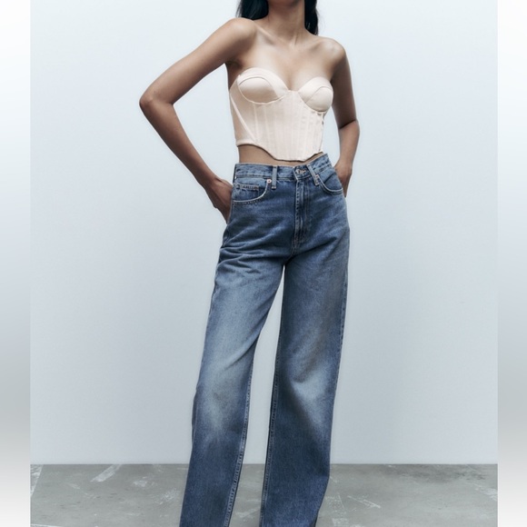 New Zara | Corset Satin Effect Top - Picture 10 of 17